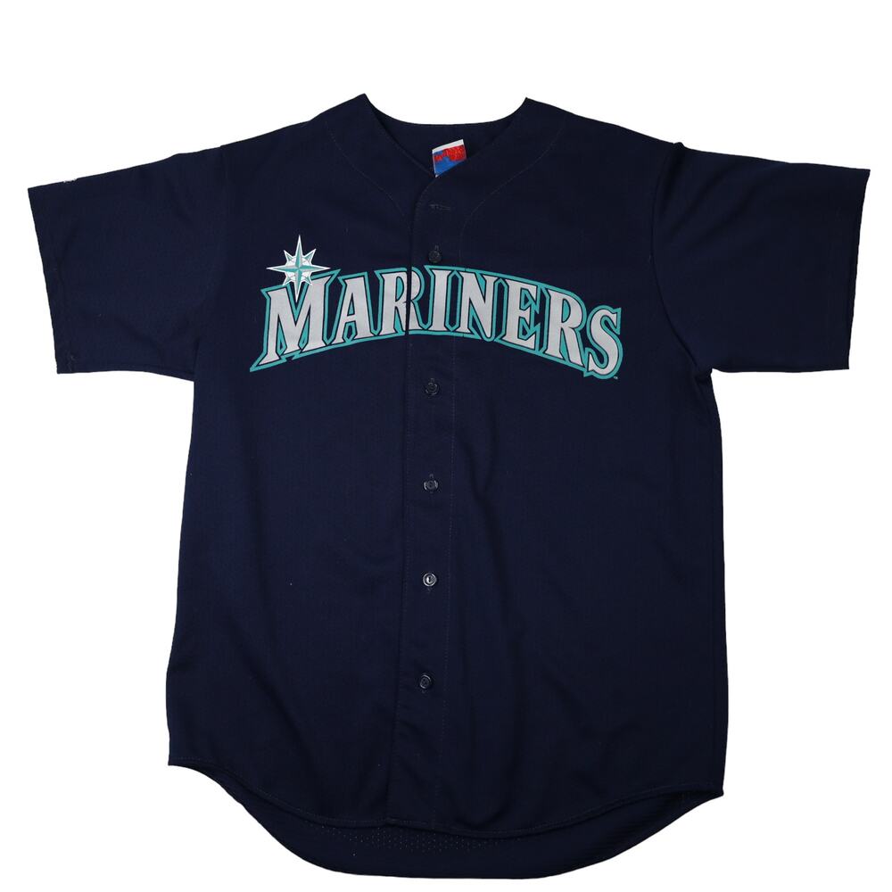 Vintage Majestics Seattle Mariners #3 Alex Rodriguez Baseball Jersey